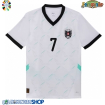 Maglie da calcio Austria Marko Arnautovic #7 Seconda Maglia Femminile Europei 2024 Manica Corta
